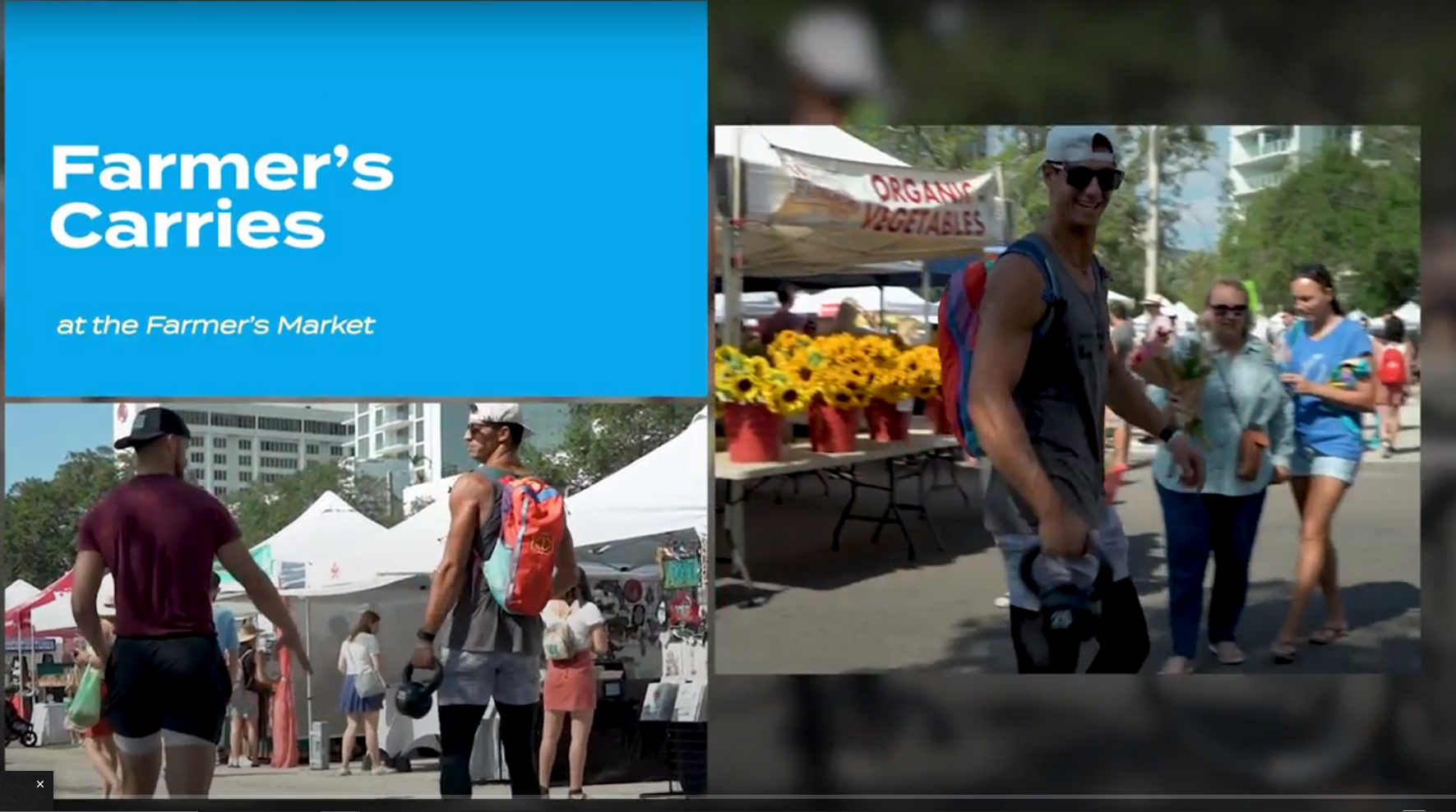 The Amazon Man Episode 3: Farmer's Carries at the Farmer's Market